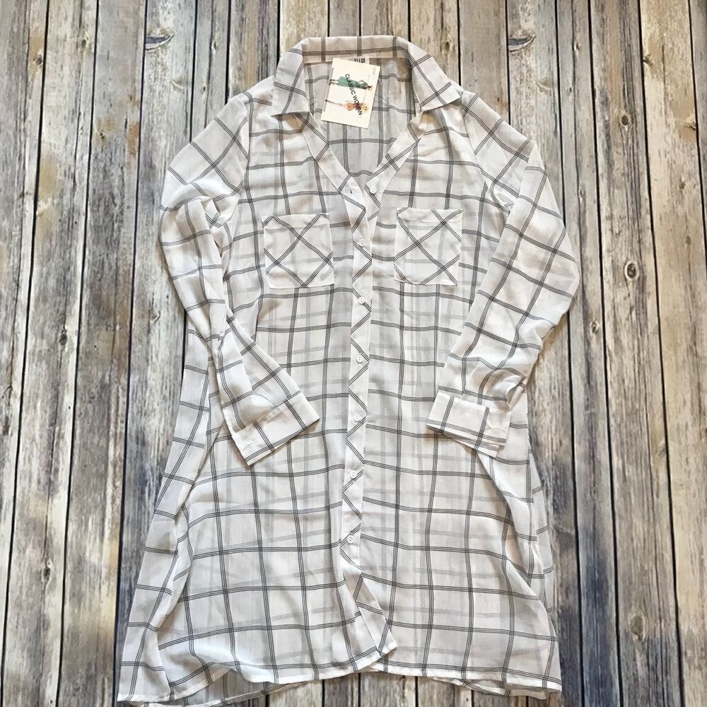 Window  pane blouse - Picture 4 of 5